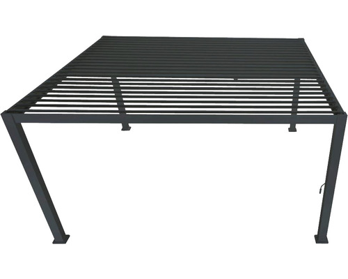 Metallpavillon mit Lamellendach für den Garten