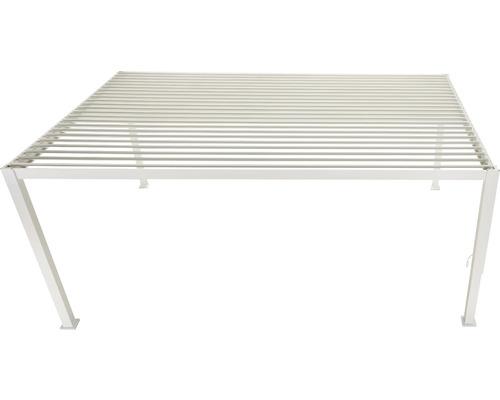 Pergola métallique avec toit à lamelles