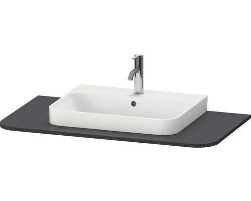 Plaque pour console DURAVIT avec découpe Happy D2+ 16 x 1000 x 550 mm graphite super mat HP031E08080