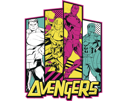 Papier peint panoramique intissé IADX4-064 Into Adventure Avengers Flash 4 pces 200 x 280 cm