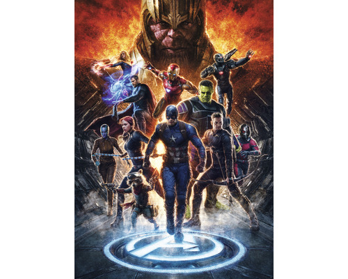 Fototapete Vlies IADX4-073 Into Adventure Avengers vs Thanos 4-tlg. 200 x 280 cm