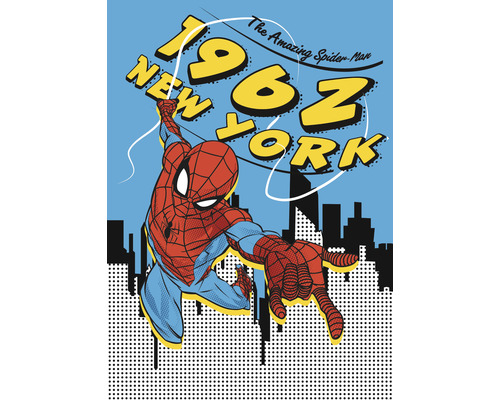Papier peint panoramique intissé IADX4-081 Into Adventure Spider-Man 1962 4 pces 200 x 280 cm