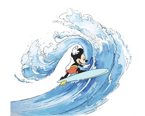 Fototapete Vlies IADX6-007 Into Adventure Disney Mickey Surfing 6-tlg. 300 x 280 cm