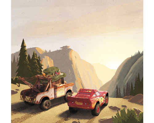 Papier peint panoramique intissé IADX6-032 Into Adventure Disney Cars Sundown 6 pces 300 x 280 cm