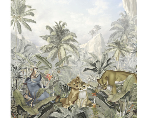 Papier peint panoramique intissé IADX6-088 Into Adventure Disney Le Roi Lion Hills 6 pces 300 x 280 cm