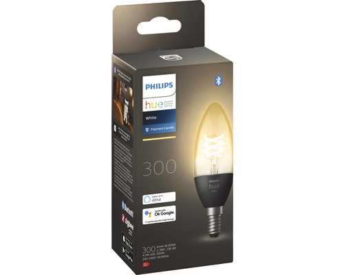 Philips Hue White Filament Bougie lampe intelligente dans son emballage