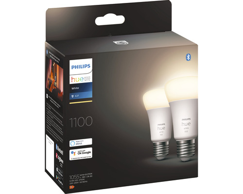 Lampe Philips Hue White E27 1100 dans son emballage