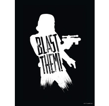 Poster Star Wars Silhouette Quotes Stormtrooper 50x70 cm
