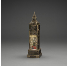 Boule à neige décorative Big Ben avec sapin de Noël et bus londonien