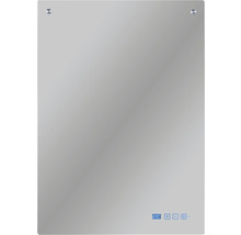 Miroir rectangulaire avec affichage numérique pour le contrôle de la température