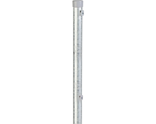 Zaunpfosten für Maschendrahtzäune 115 cm, Ø 4.2, Stahl roh, feuerverzinkt