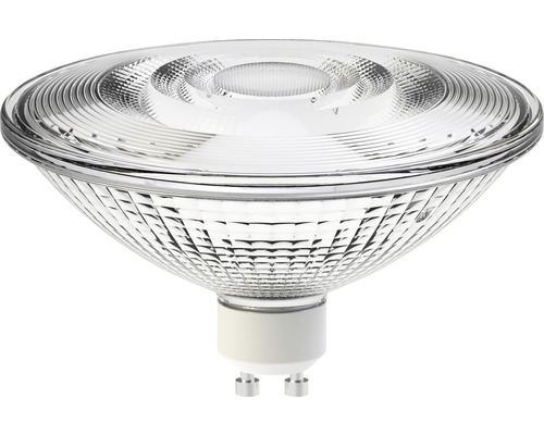 Ampoule LED réflecteur à intensité lumineuse variable transparent GU10/13W(100W) 1150 lm 3000 K blanc chaud 830 25°