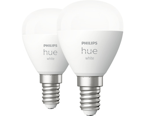 Deux ampoules Philips Hue White E14