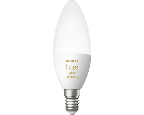 Philips Hue White Ambiance Kerzenlampe mit E14-Fassung