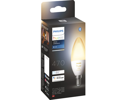 Philips Hue White Ambiance E14 LED Lampe in Verpackung