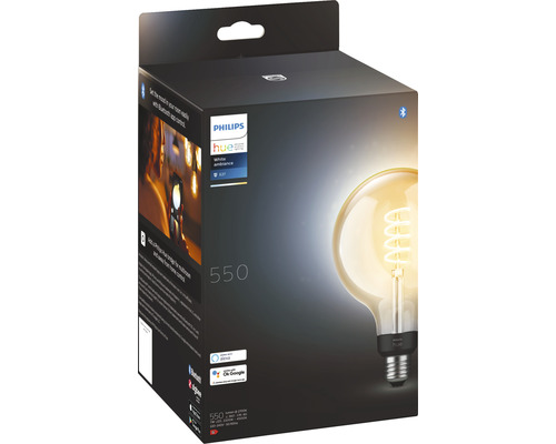 Verpackung einer Philips Hue White Ambiance E27 Lampe