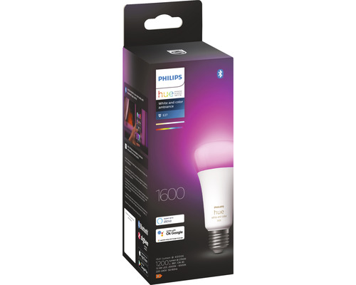 Philips Hue White and Color Ambiance E27 Pack individuel