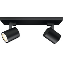 Plafonnier avec deux spots