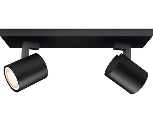 Plafonnier avec deux spots