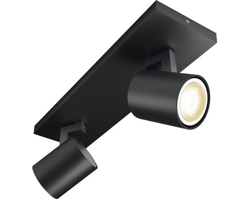 Plafonnier avec deux spots