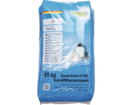 Sack Quarzsand für Sandfilteranlagen 25 kg