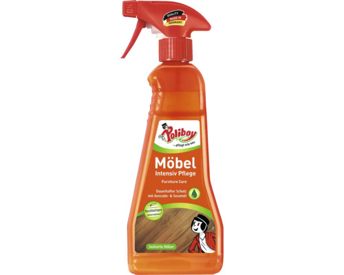 Poliboy Möbel Intensiv Pflege Sprühmatic 375 ml Poliboy Möbel Intensiv Pflege Sprühflasche für lackierte Hölzer