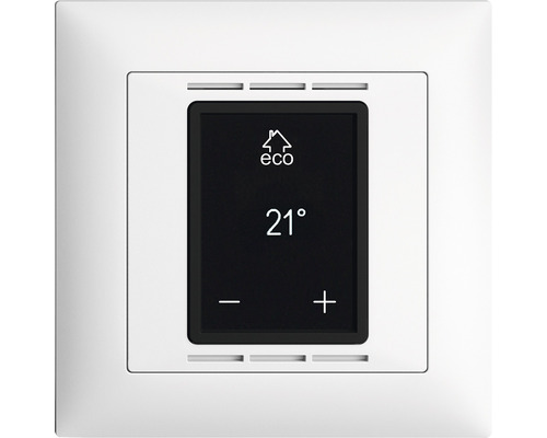 Edizio Due Raumthermostat programmierbar mit Display IP20 weiss