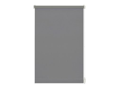 GARDINIA EasyFix Rollo ohne Bohren, steingrau, 90x210 cm inkl. Klemmträger Graues Rollo für Fenster