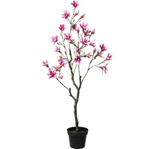 Künstlicher Magnolienbaum im Topf als Dekoration