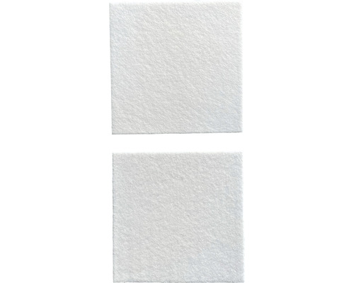 Filzgleiter eckig 100x100 mm weiß selbstklebend 2 Stück