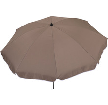 Parasol ouvert avec garniture