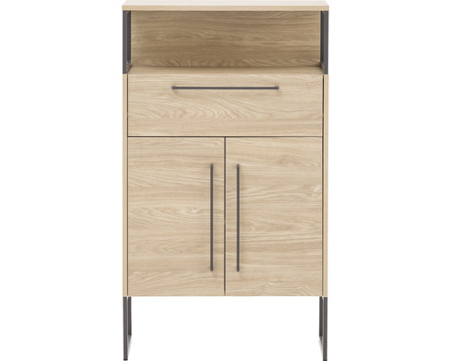 Meuble sous-lavabo avec tiroir et deux portes