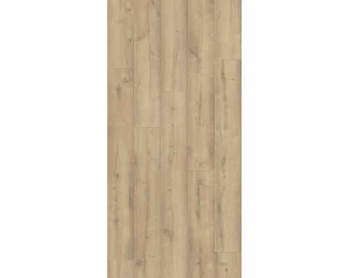 Verlegung von hellem Laminatboden in Holzoptik