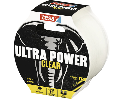 Tesa Ultra Power Clear Klebeband 10 Meter mal 48 Millimeter