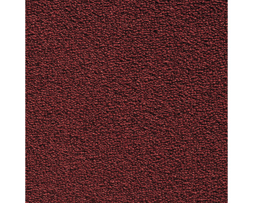 Moquette bouclée velours frisé Percy rouge foncé FB20 largeur 400 cm (au mètre)