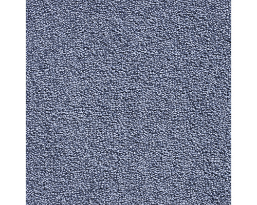 Spannteppich Shaggy Percy hellblau FB82 400 cm breit (Meterware) Nahaufnahme eines Teppichs