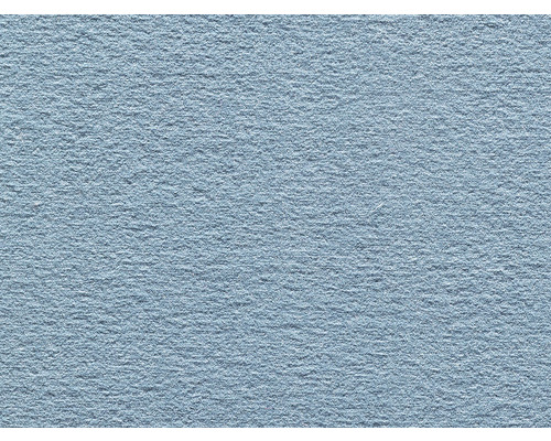 SpannteppichVelours Hedwig himmelblau FB79 400 cm breit (Meterware) Tapete mit feiner Struktur