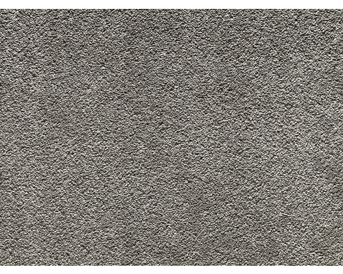 Moquette Shaggy Tulip gris FB93 largeur 500 cm (au mètre) Gros plan d''une surface enduite