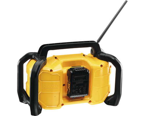 Radio de chantier DeWalt avec antenne et batterie