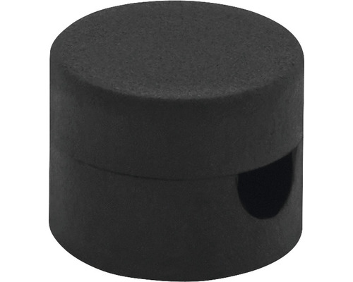 Passe-câble noir en plastique