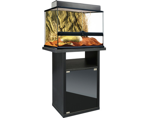 Terrarienkombination EXO TERRA inkl. Compact-Top, Unterschrank 60 x 45 x 125,5 cm schwarz