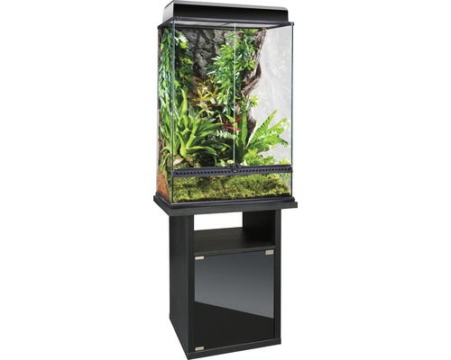 Terrarienkombination EXO TERRA inkl. Compact-Top, Unterschrank 60 x 45 x 170,5 cm schwarz