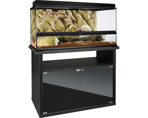 Terrarienkombination EXO TERRA inkl. Compact-Top, Unterschrank 90 x 45 x 125,5 cm schwarz-0