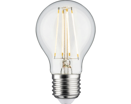 LED en forme d'ampoule E27 7,5W 806lm transparente à intensité lumineuse variable