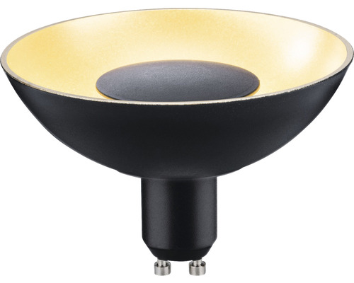 LED Reflektorlampe GU10 5W 170lm 1800K dimmbar schwarz/gold