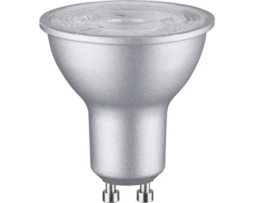 Lampe à réflecteur LED GU10 7W 460lm 4000K à intensité lumineuse variable chrome