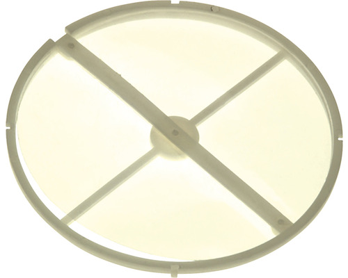 Runde Deckenleuchte mit Kunststoffabdeckung und Streben