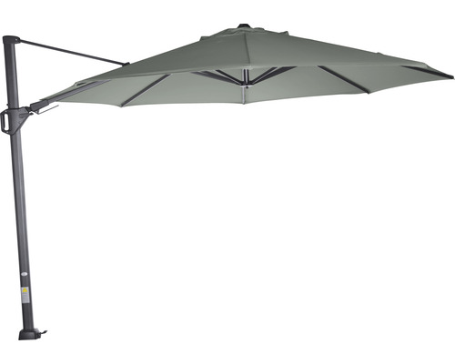 Parasol déporté Siena Garden Sunset Ø 350 cm olive