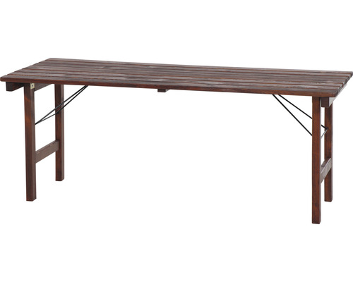 Table en bois avec pieds pliants pour intérieur et extérieur