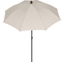 Parasol de jardin ouvert avec mât